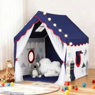 Detailed information about the product Keezi Kids Play Tent Playhouse Castle with Floor Mat String Ball Light 134X103CM