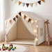 Keezi Kids Play Tent with Star Lights Windows Flag 144cmx95cm Playhouse. Available at Crazy Sales for $109.95