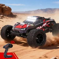 Detailed information about the product Keezi Kids Remote Control Car Off-Road Truck with Lights Electric Vehicle Toys
