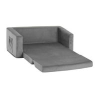 Detailed information about the product Keezi Kids Sofa 2 Seater Chair Children Flip Open Couch Armchair Grey