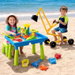 Keezi Ride On Digger with Sand and Water Table Sandpit Toys Set. Available at Crazy Sales for $169.95
