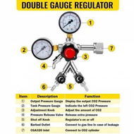 Detailed information about the product Kegerator Tower Kit, Double Tap Beer Conversion Kit, No Tank Keg Conversion Kit, Stainless Steel Keg Tower, Deluxe Kegarator Beer Conversion With Dual Gauge Regulator & D-System Keg Coupler