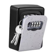 Detailed information about the product Key Lock Box, 4 Digit Combination Key Storage Lockbox for Indoor, Outdoor, Home, Hotels