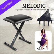 Detailed information about the product Keyboard Bench Stool Melodic X Style Adjustable Padded Folding Padded Piano Seat