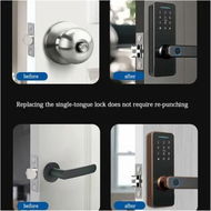 Detailed information about the product Keyless Convenience: Smart Door Lock with Fingerprint, Card, and Password Access