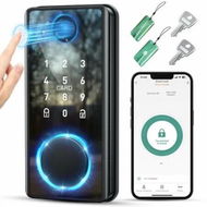 Detailed information about the product Keyless Entry Door Lock with Keypad,Fingerprint Door Lock,Smart Locks for Front Door,Electronic Keypad Smart Deadbolt Lock,Biometric Smart Digital Door Lock with Code,Auto Lock,Bluetooth