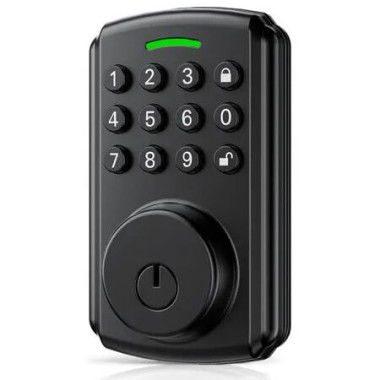 Keyless Entry Door Lock,Bulit-in Integrated Wi-Fi,App Remote Control,IP65 Waterproof,Smart Door Lock