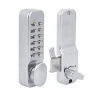 Detailed information about the product Keyless Sliding Door Lock, Keyless Entry Door Lock, Zinc Alloy Keypad 1 to11 Digits Mechanical Lock Keypad Deadbolt Door Lock for Front Outdoor Gate Office