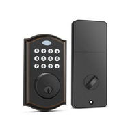 Detailed information about the product Keypad Deadbolt Lock Keyless Entry Door Lock With 50 CodesElectronic Deadbolt With Auto-Lock And Alarm Top Security For Home And Office