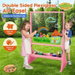 Kidbot Art Easel Double Sided Clear Acrylic Drawing Painting Writing Board Wooden Stand Outdoor Child Play Station Artist Craft Tool Storage Display. Available at Crazy Sales for $99.90