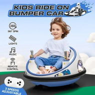 Detailed information about the product Kids Bumper Car Toy Ride On Remote Control Electric Vehicle Children Gift 360 Degrees Spin LED Lights Music