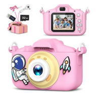 Detailed information about the product Kids Camera for Girls/Boys, Portable Selfie Toy Camera for Kids Ages 3-12, 20MP 1080P HD Digital Video Camera with 32GB SD Card for Kids, Birthday Christmas Festival Gifts (Pink)