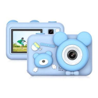 Kids Camera, Hand Held Childrens Camera with 32g Memory Card for Birthday, Christmas, Holidays Present Blue