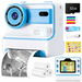 Kids Camera Instant Print 1080P HD 2.4''Screen Selfie Digital Camera with 32G Card, Print Paper Christmas Gift for Boys & Girls Ages 3-12(Blue). Available at Crazy Sales for $59.99