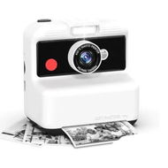 Detailed information about the product Kids Camera Instant Print, 48MP/2.5K UHD Kids Instant Print Camera, 3.0 inch Screen with Print Paper and 32G Card, Toddler Toy for Age 3 to 14, White
