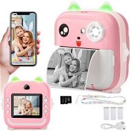 Detailed information about the product Kids Camera Instant Print Toddler Digital Camera 1080P HD Instant Print Photo with 2 Rolls Photo Paper 32GB Card