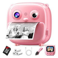 Detailed information about the product Kids Camera Instant Print with 32GB Card Christmas Birthday Gifts for Girls Boys,1080P HD Video Digital Camera with Photo Printing(Pink)