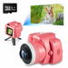 Kids Camera with Projector 1080P Video Recording Camera with Tripod and 32GB SD Card,Christmas Birthday Gifts Portable Toy for Girls and Boys(Pink). Available at Crazy Sales for $99.99