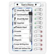 Detailed information about the product Kids Chore Board with Sliders Erasable Planning Board, Task Board Planning Board Daily Routine Schedule Board for Kids and Men Women, Blue