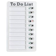 Detailed information about the product Kids Chore Chart Checklist Board DIY Plastic To Do List Planner With Pen