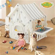 Detailed information about the product Kids Cubby House Playhouse Childrens Pretend Play Gym Cottage Cabin Activity Centre Toy Building Block Table Storage Box