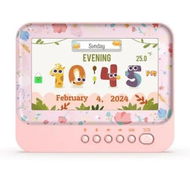 Detailed information about the product Kids Digital Alarm Clock Colorful 7inch Children's Sleep Trainer Bedrooms Bedside Alarm Clock Preset Badges Kids Boy Girl Birthday Gift