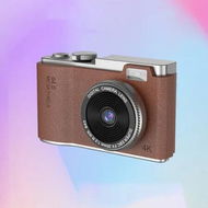 Detailed information about the product Kids Digital Camera,2.4 Inch TFT Display CCD Camera,32GB Card,48MP 8X Digital Zoom,Compact Retro Camera,Brown