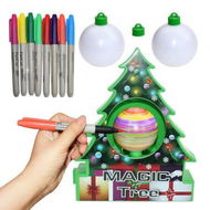 Detailed information about the product Kids DIY Craft Drawing Toy Christmas Tree Decoration Set Ball Ornaments Children Christmas Gifts Educational Toys