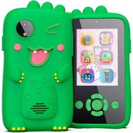 Detailed information about the product Kids Fake Phone 4800 pixel Digital Camera Toy Girls Boys MP3 Music Player Dual Camera with 32G card Christmas Gifts Dino Col. Green