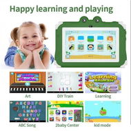 Detailed information about the product Kids Frog Tablet 7inch Android Learning Tablet for Kids 2GB 32GB Toddler Tablet Students Educational Gift HD Color Green