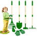Kids Gardening Tools Set 6pcs Wheelbarrow Set for Kids with Shovel,Rake,Leaf Rake,Summer Outdoor Yard Digging Weed Birthday Gifts Toys. Available at Crazy Sales for $29.99