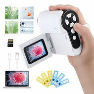 Detailed information about the product Kids Handheld Microscope 1000X Zoom Adjustable LED Lights Educational Mini Science Student Toys with 32GB Gifts Christmas Birthday Gifts for Age 3+