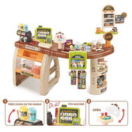 Detailed information about the product Kids Imagine Develop Toy - 65 Pcs Supermarket Pretend Play Set With Good Trolley Scanner POS Machine Etc.