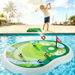 Kids Inflatable Golf Pool Toys,Fun Swimming Pool Game,Floating Water Chipping Green With Sticky Balls,Yard Summer Party Birthday Gift Age3+. Available at Crazy Sales for $39.99