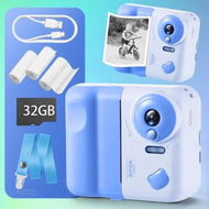 Detailed information about the product Kids Instant Camera Portable Selfie Children Educational Toys 1080P HD Digital Video Recorder Photo Print Compact Outdoor Travel Gifts 32GB SD Card