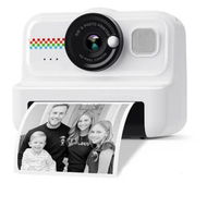 Detailed information about the product Kids Instant Print Camera, 1080P HD Kids Camera Instant Print with 3 Rolls Print Paper and 32GB Card for Boys and Girls Age 3 to 14, White