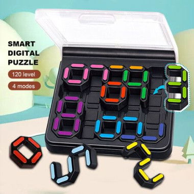 Kids IQ Digital Maze Puzzle Logical Thinking Training Interesting With Question Card Book Entertainment Maze Puzzles Toys For Child