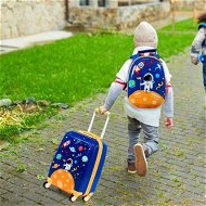 Detailed information about the product Kids Luggage Set With 4 Multidirectional Wheels For Travel