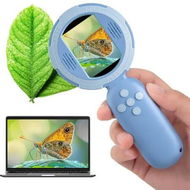 Detailed information about the product Kids Microscope with 200X Magnification, Handheld Portable Digital Microscope for Boys and Girls Ages 3 Up