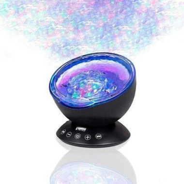 Kids Night Light Projector 7 Light Modes Color Changing Music Player Relaxation Sounds Of Nature