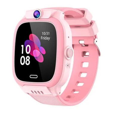 Kids Phone Watch with Calling SOS Texting Wifl Music Games Pedometer Camera Alarm Stopwatch Video Calculator, Smart Watch for Boys Girls (Pink)