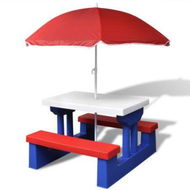 Detailed information about the product Kids Picnic Table With Umbrella