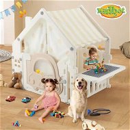 Detailed information about the product Kids Playhouse Cubby House Pretend Play Gym Cottage Cabin Childrens Activity Centre Toy Building Block Table Storage Box