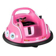Detailed information about the product Kids Ride On Car Bumper Electric Ride On Cars Light Remote Angry Birds Sticker Pink