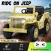 Kids Ride On Jeep Car Electric Vehicle Toy Off Road Truck 12V Battery Powered Childrens Driving Parental Remote Control MP3 Flashing Lights 3 Speeds. Available at Crazy Sales for $149.97