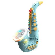 Detailed information about the product Kids Saxophone Toy with Light and Sound,Multifunctional Early Educational Toys Musical Instrument Toy,Music Simulation Mini Saxophone for Beginners(Green)
