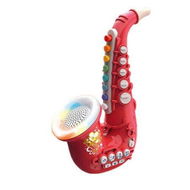 Detailed information about the product Kids Saxophone Toy with Light and Sound,Multifunctional Early Educational Toys Musical Instrument Toy,Music Simulation Mini Saxophone for Beginners(Red)
