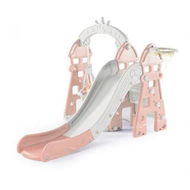 Detailed information about the product Kids Slide Swing Basketball Ring Pink