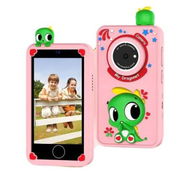 Detailed information about the product Kids Smart Phone Toys with 8G SD Card, Ideal Christmas Birthday Gifts for Kids, Dual Cameras Learning Toys with 2.8Inch Touchscreen (Pink)