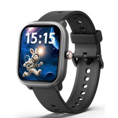 Kids Smart Watch for Boys Girls, Fitness Tracker with Sleep Monitor, 1.83 inch Touchscreen with 12 Puzzle Games for Android iPhone, Black